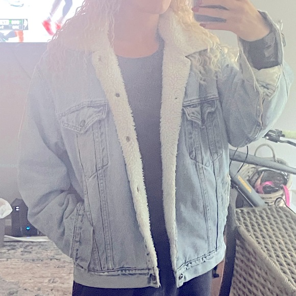 Levi’s vintage denim Sherpa lined jacket Medium - Picture 12 of 14